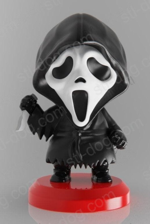 死神 哭泣小人(Scream Chibi) 3D打印图纸